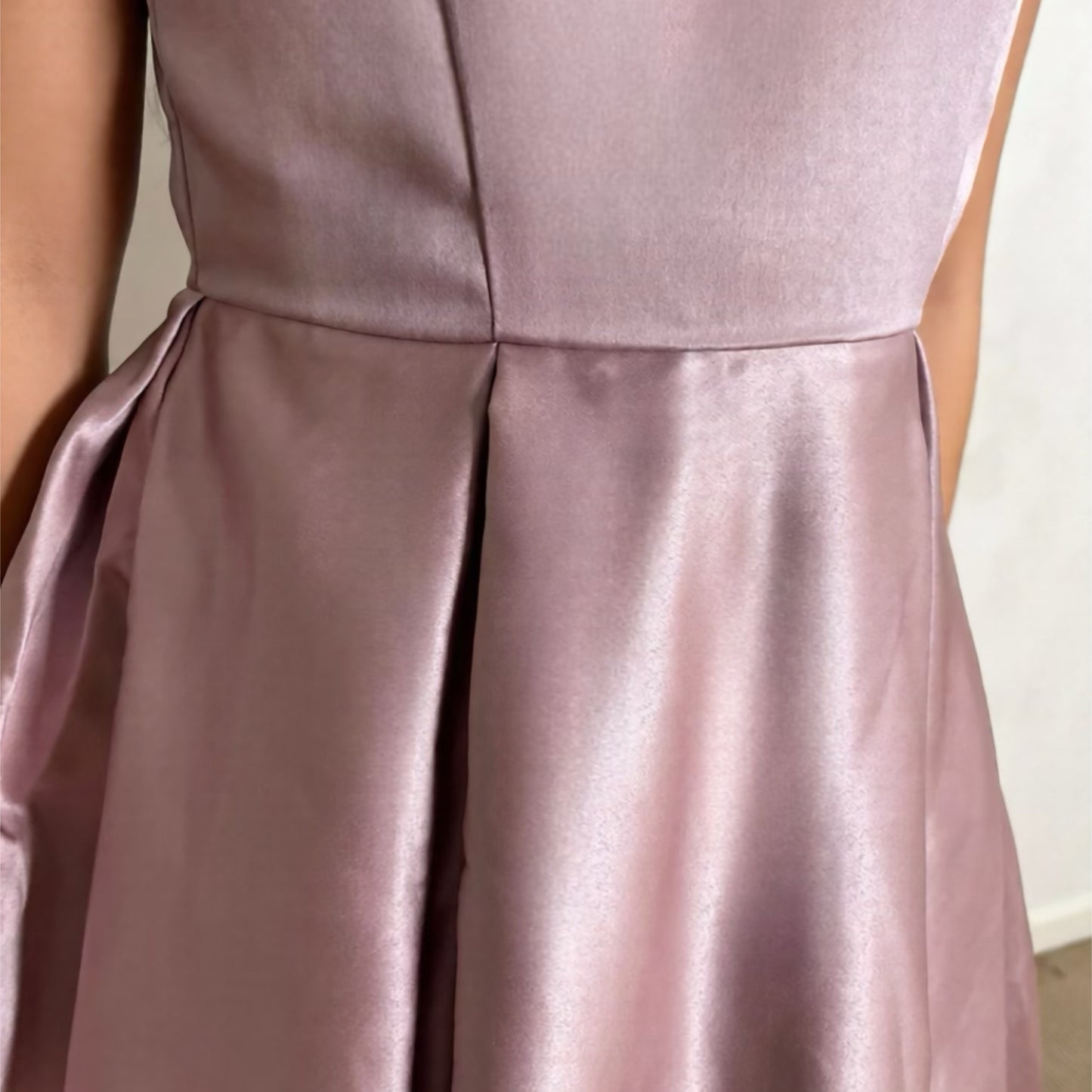 Blush Elegance High-Low Gown