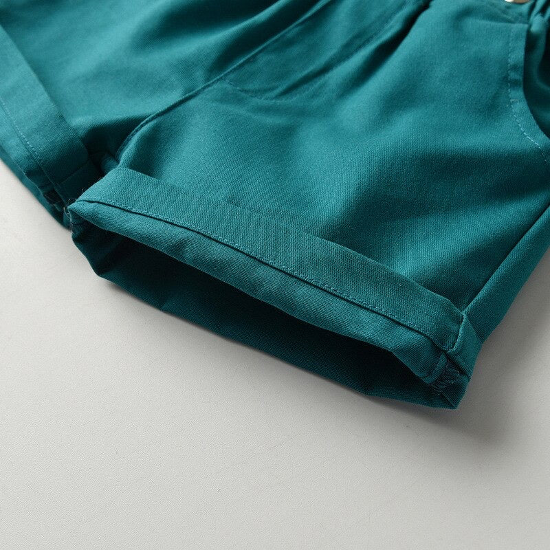 Jake boy’s party outfit-Green and yellow