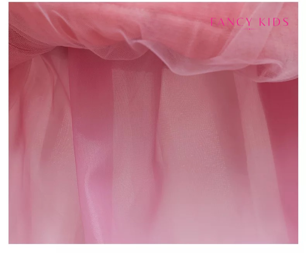 Dazzling bow dress- Dust pink