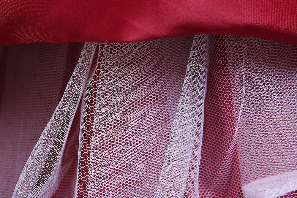 ANDREA Red princess tutu dress