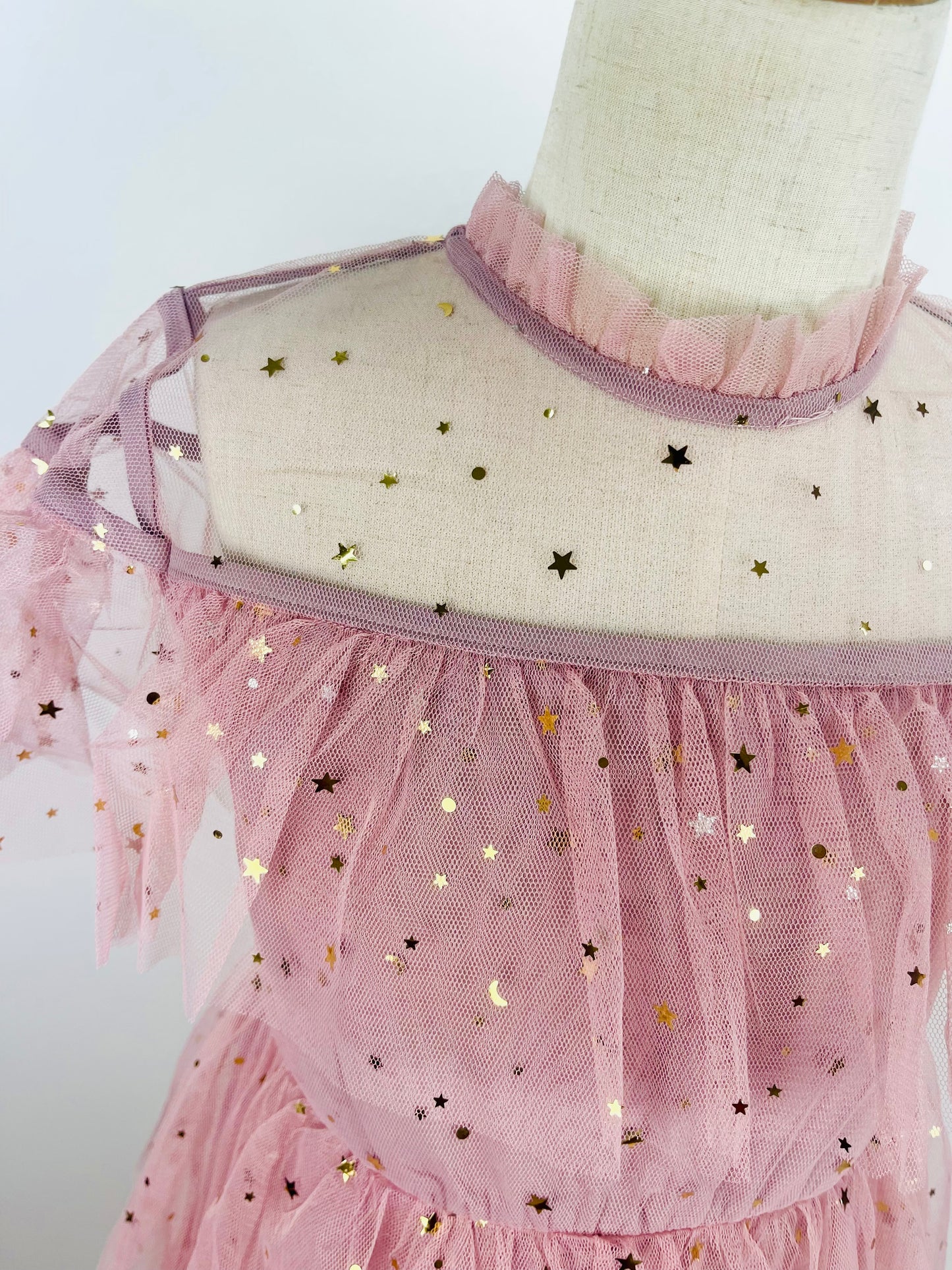 Eva star dress- Dust Pink