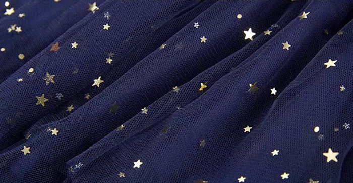 Eva star dress- Navy Blue