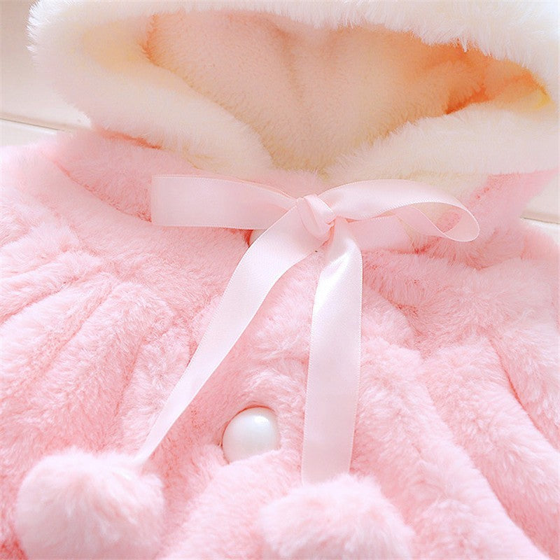 Baby pink winter jacket
