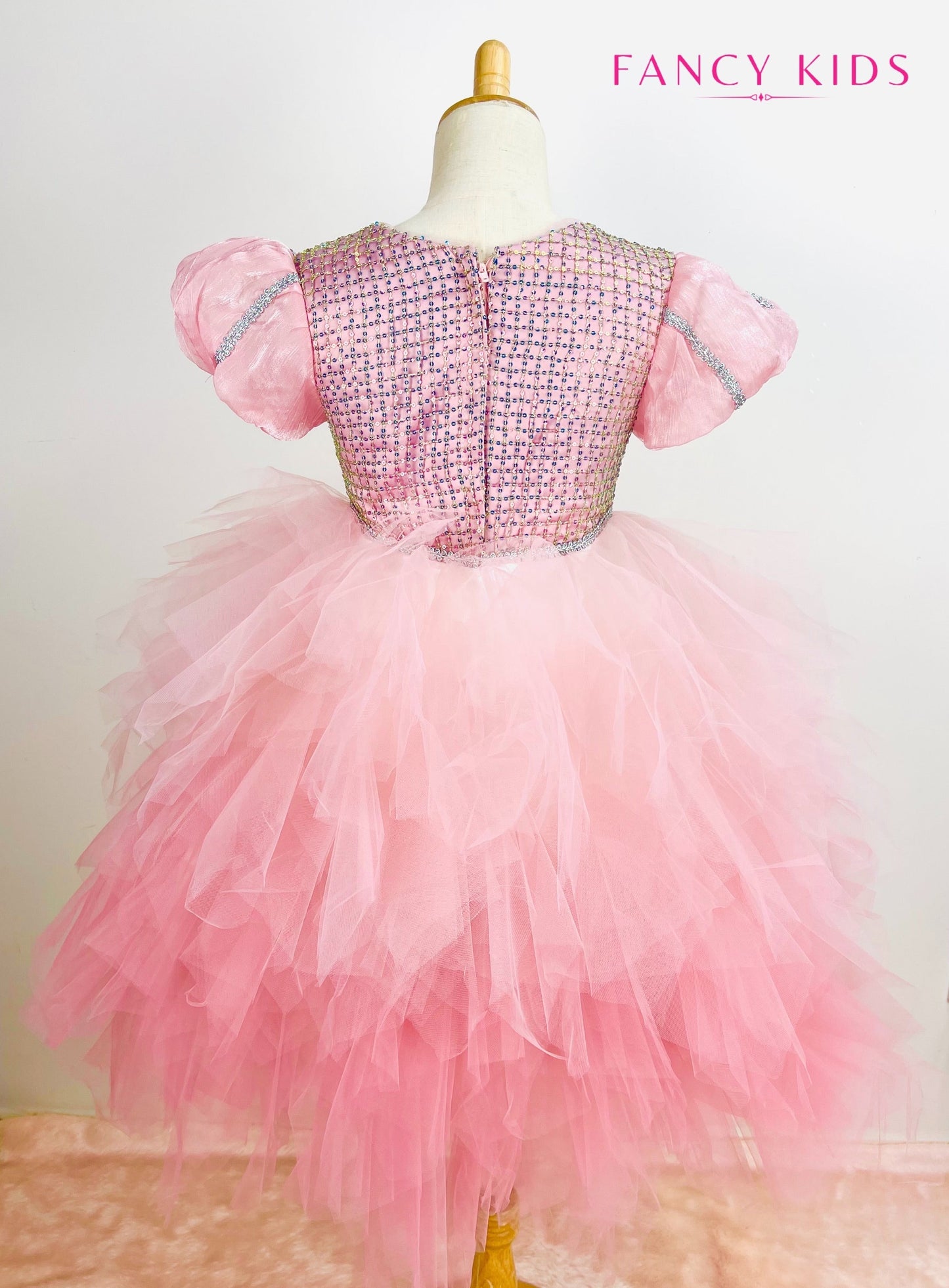 Amelia luxury dress- Pink