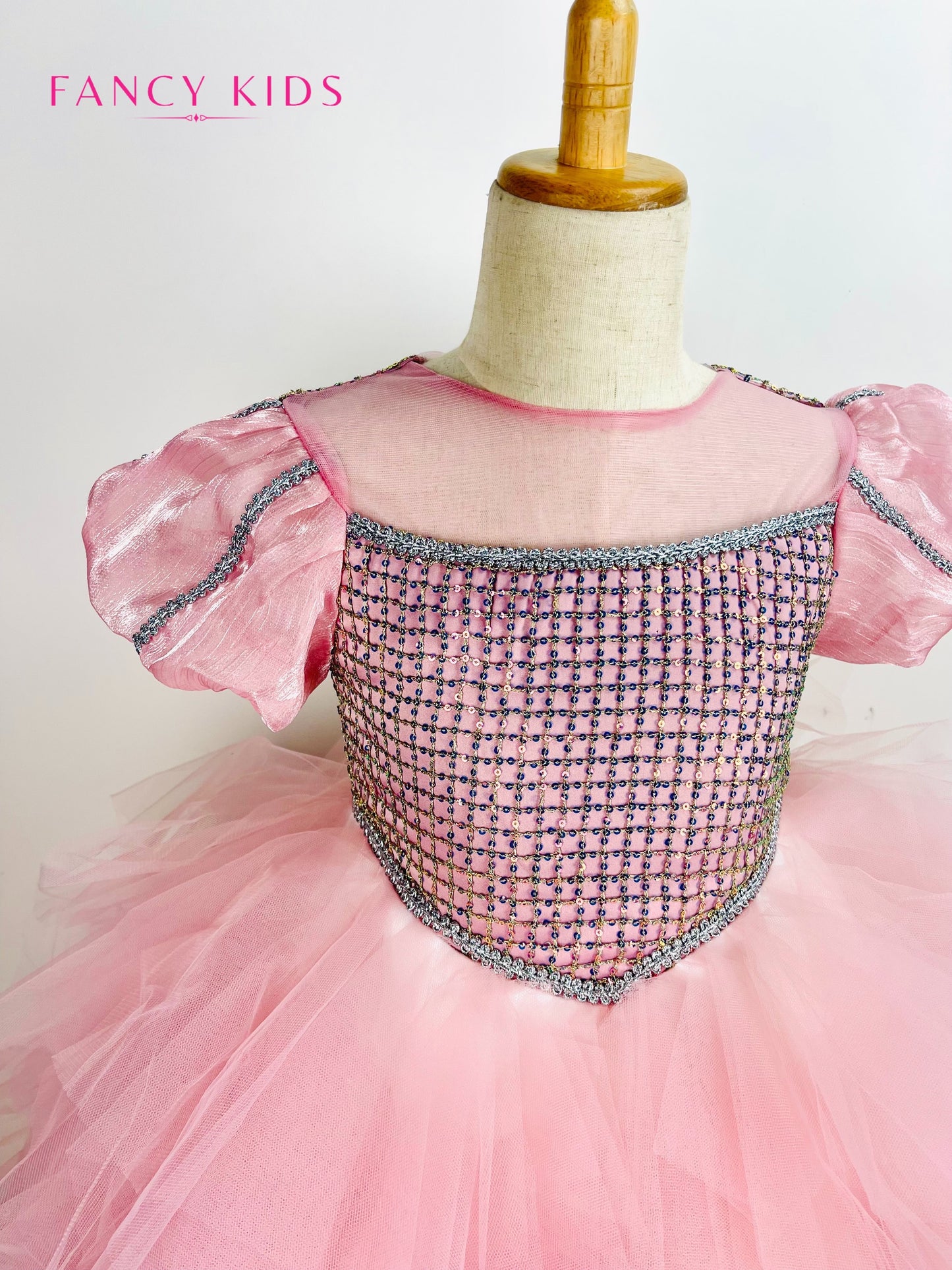 Amelia luxury dress- Pink