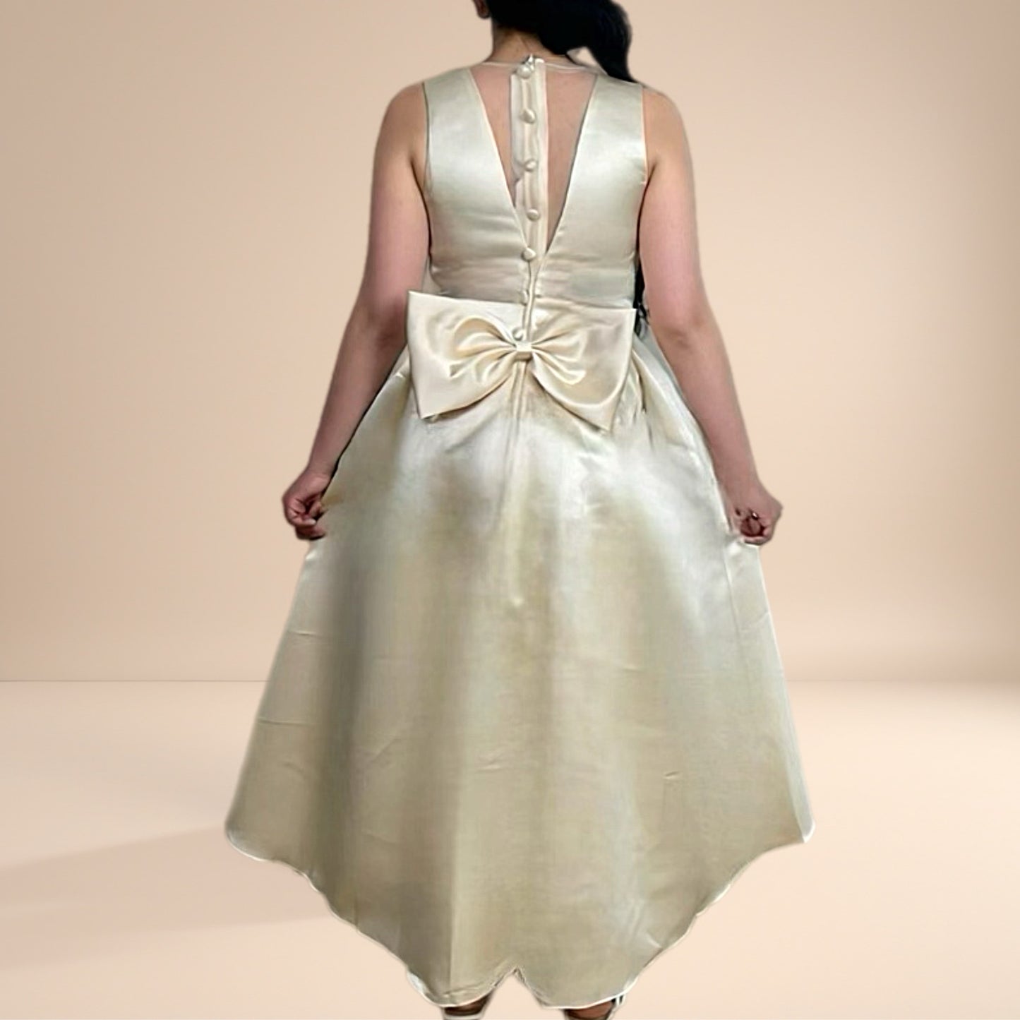 Twilight Charm Dress Beige