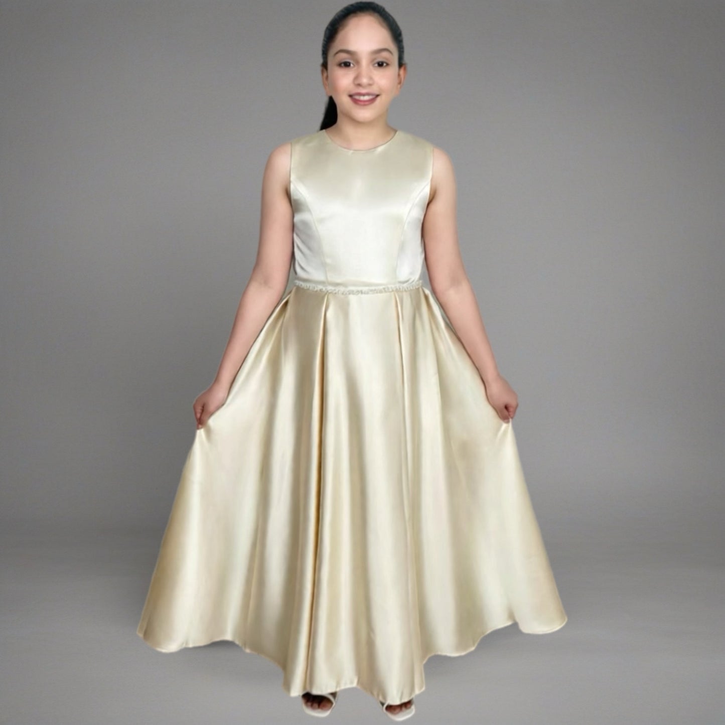 Twilight Charm Dress Beige