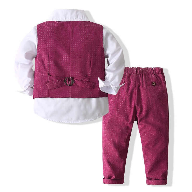 Charlie Boys suit- Dark magenta