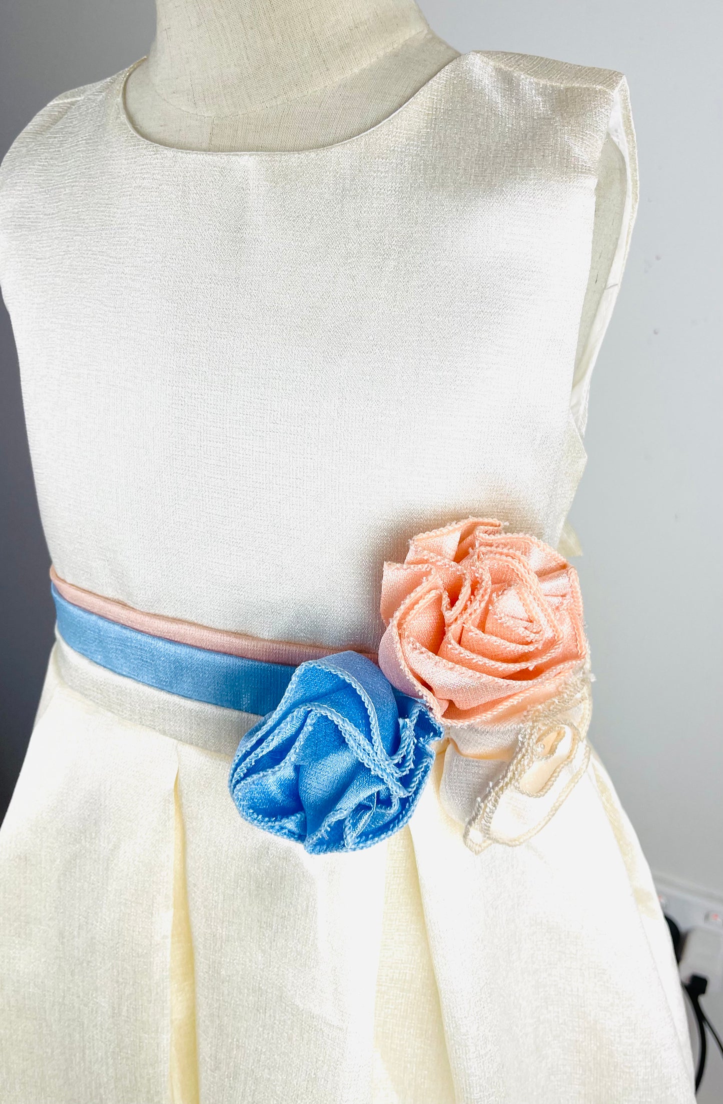 Olivia Flower girl dress Cream colour