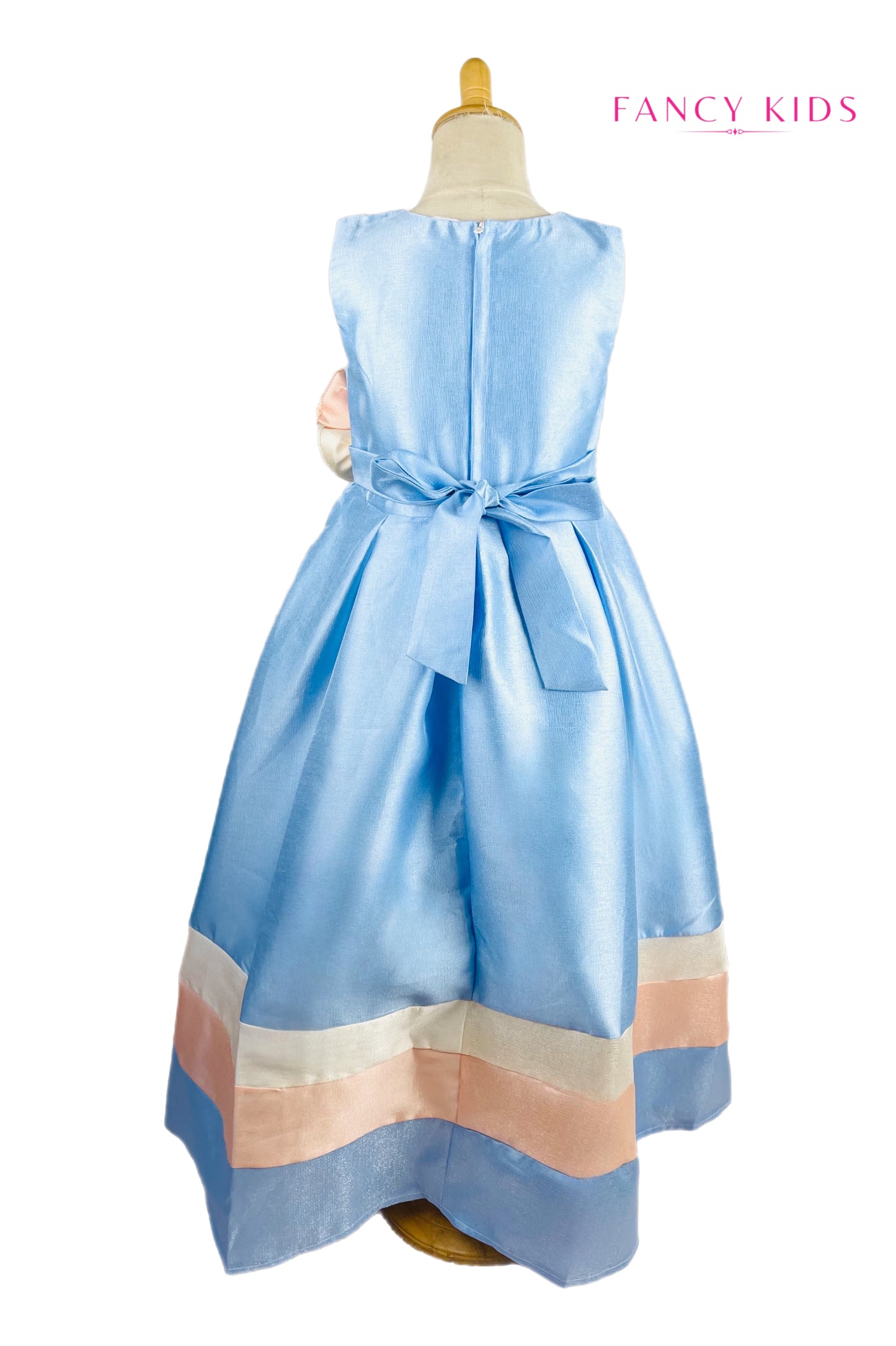 Olivia Flower girl dress Blue
