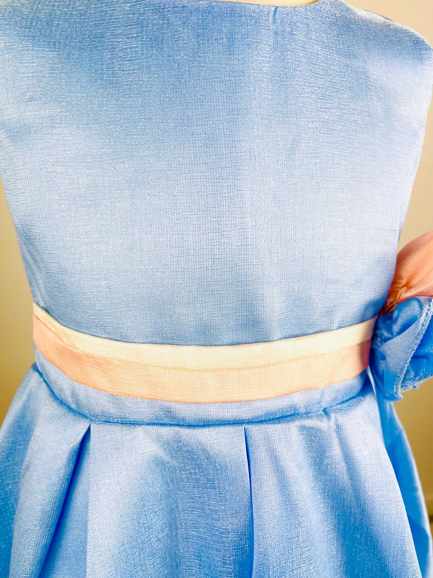 Olivia Flower girl dress Blue