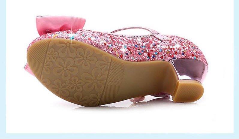 Sarah party shoes with a heel