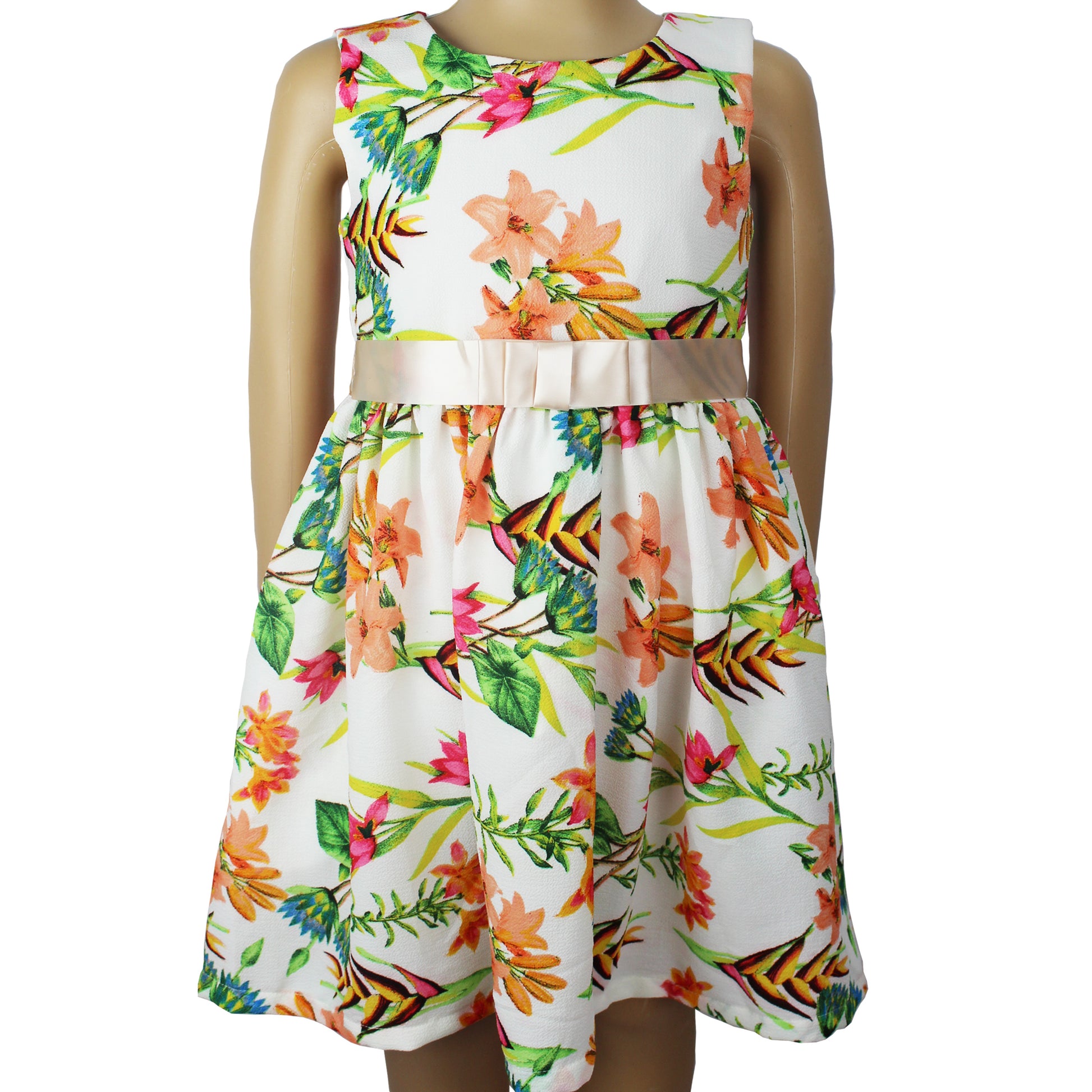 Silk Floral Summer Dress - V&US