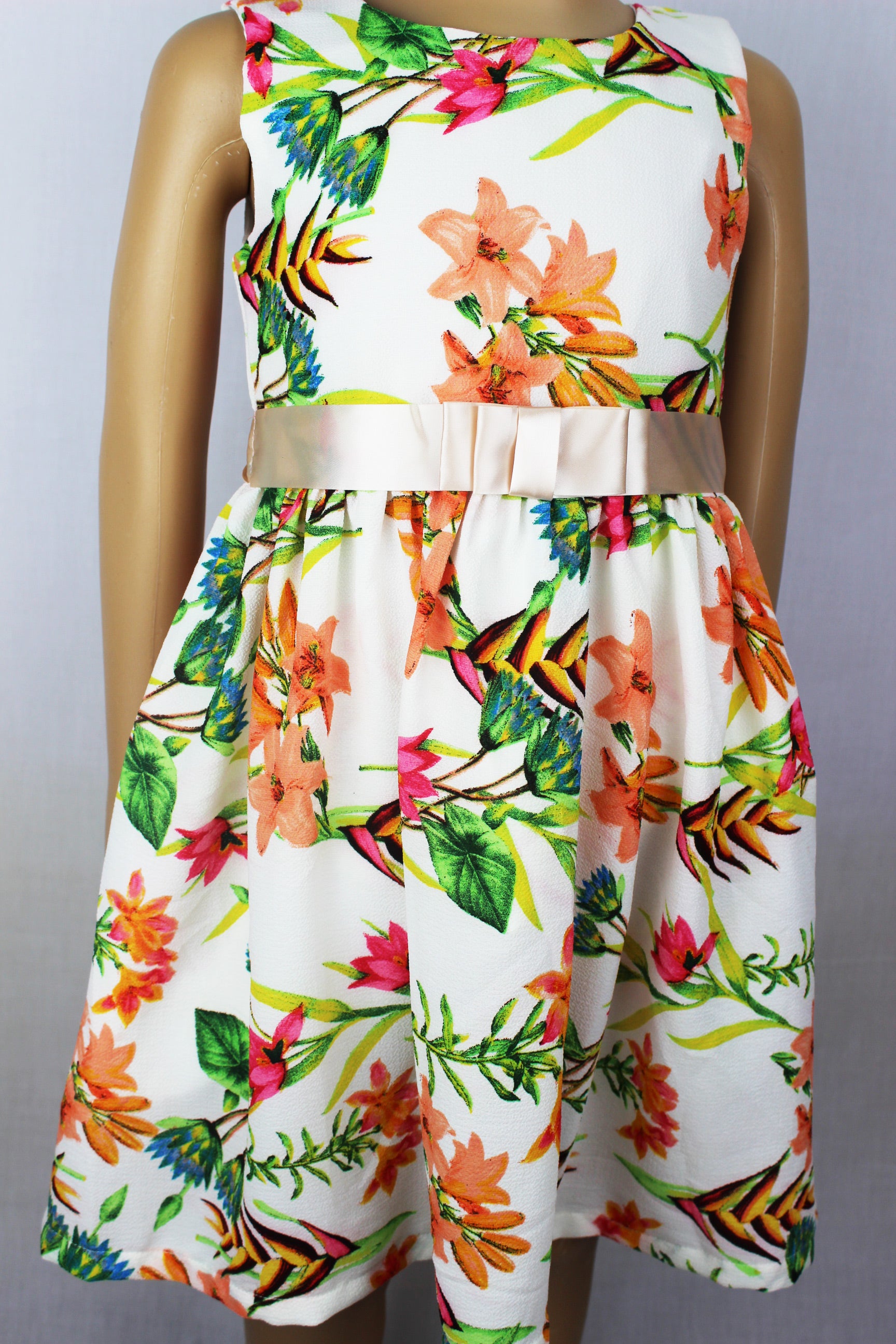 Silk Floral Summer Dress - V&US