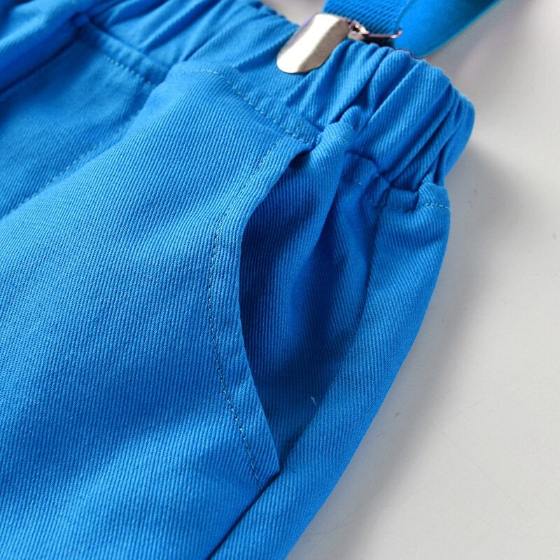 Louise party outfit -blue short sleeve