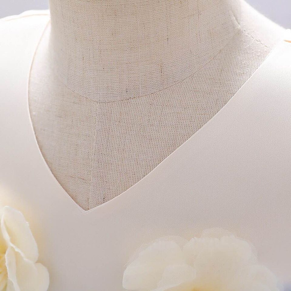 Light pink tutu dress with high waistline