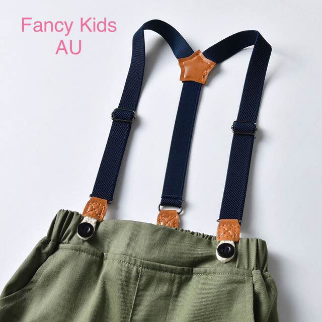 Boys party outfit -Green short sleeve