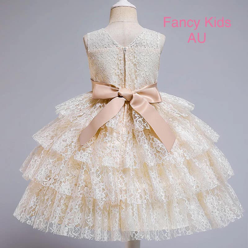 Rosy lace dress- Ivory