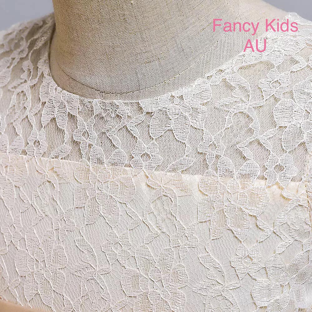 Rosy lace dress- Ivory