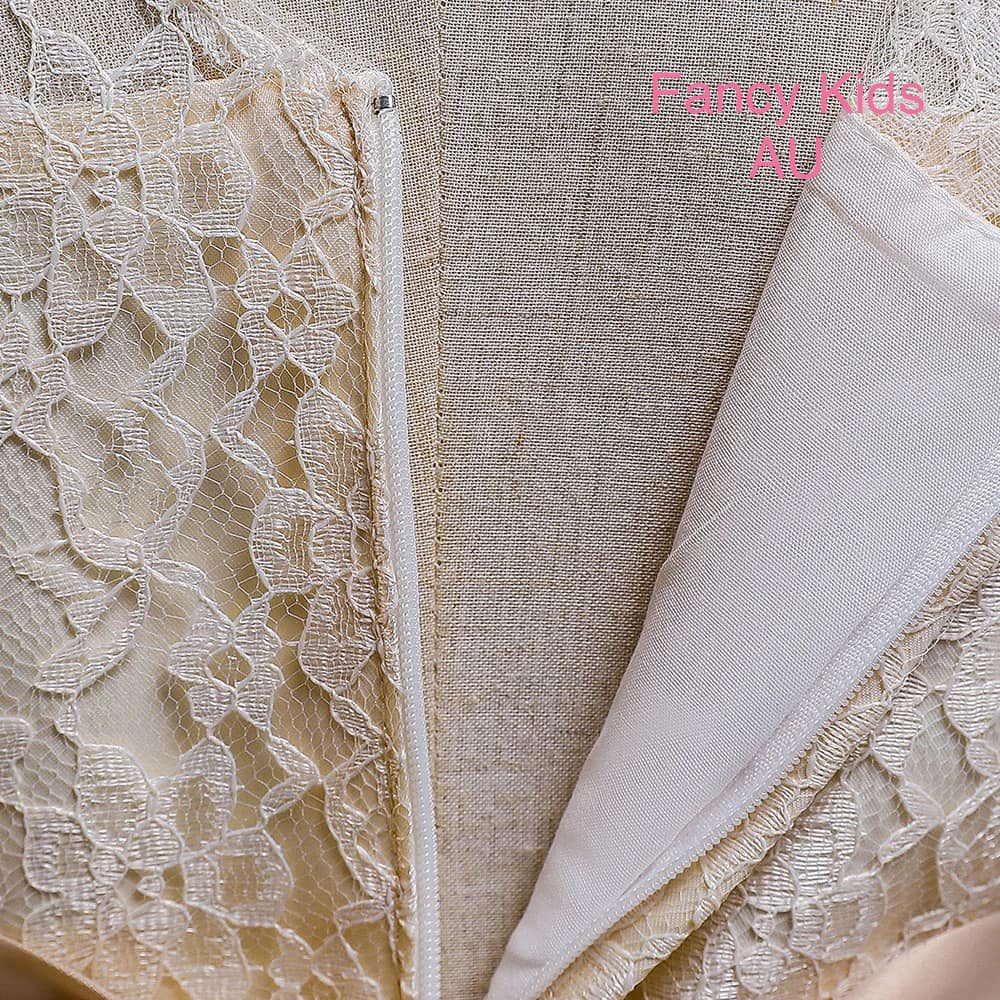 Rosy lace dress- Ivory