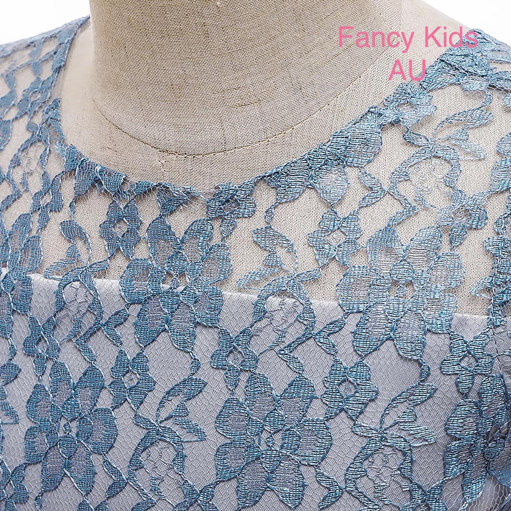 Rosy lace dress- Grey