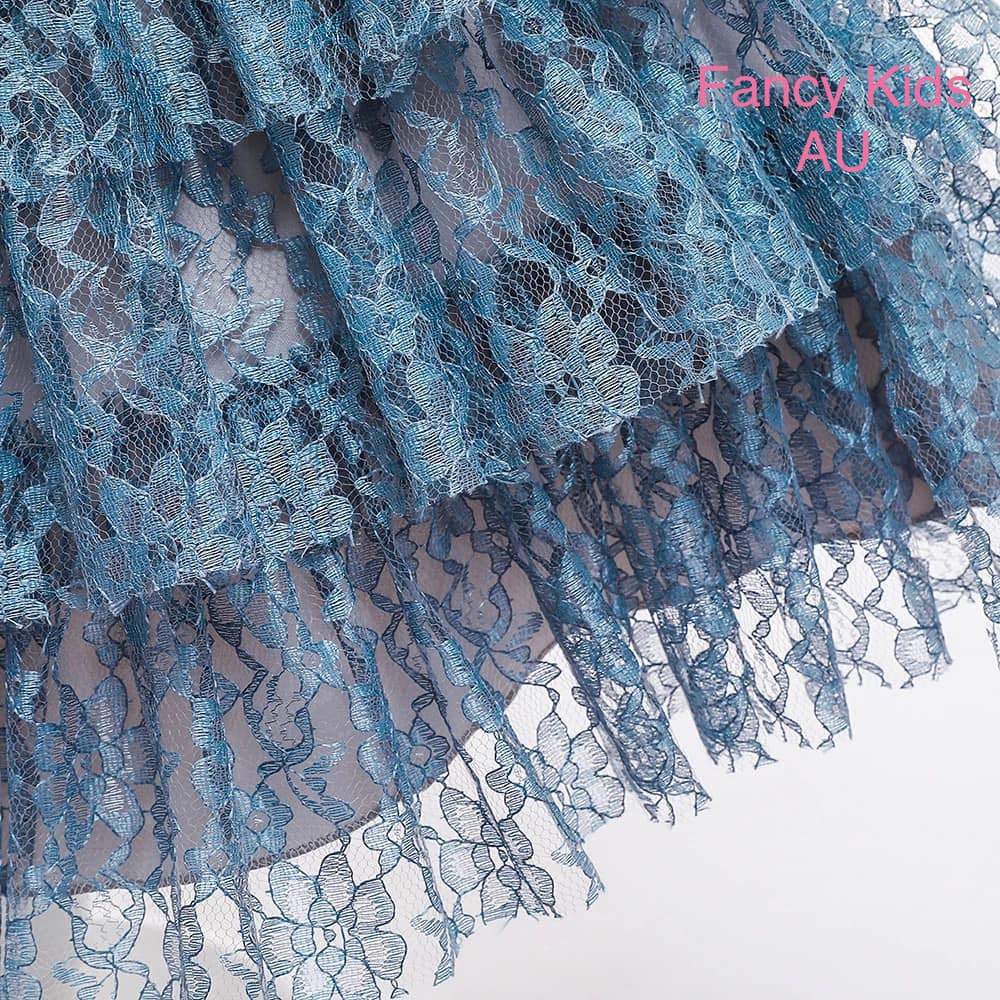 Rosy lace dress- Grey