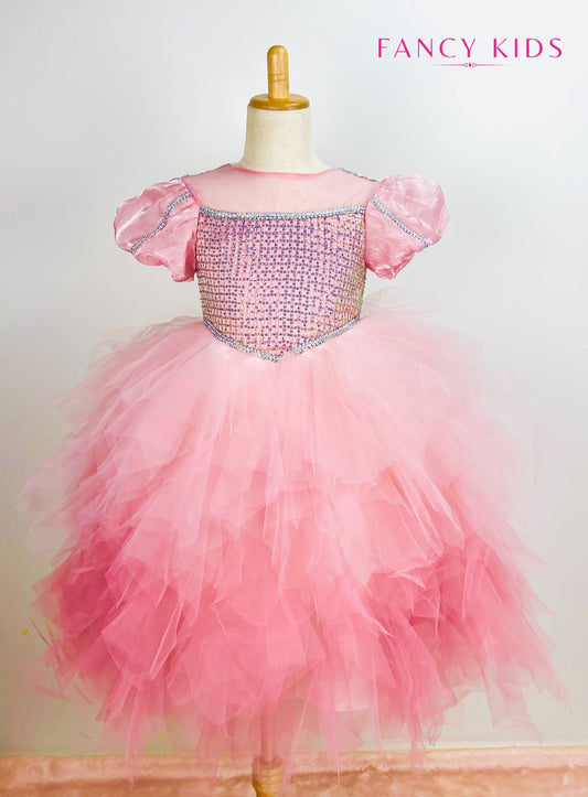 Amelia luxury dress- Pink