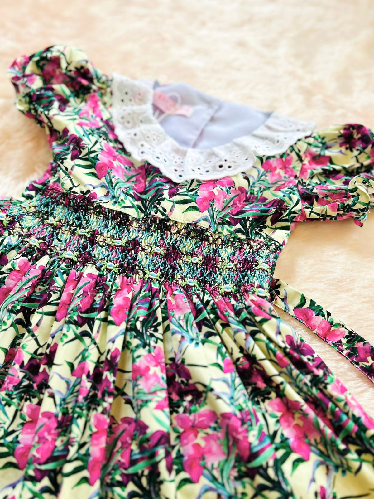 Olivia- Smocked dress