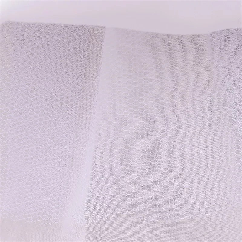 Fancy bow white and red dress