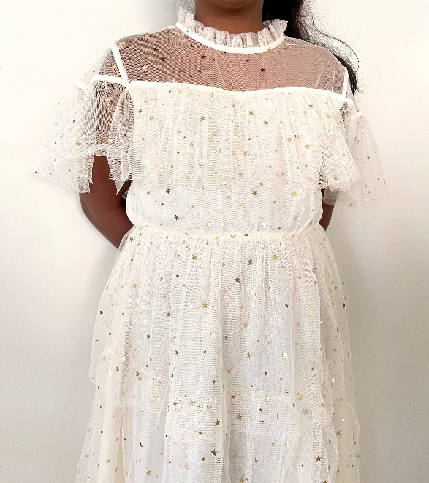 Eva star dress- Beige