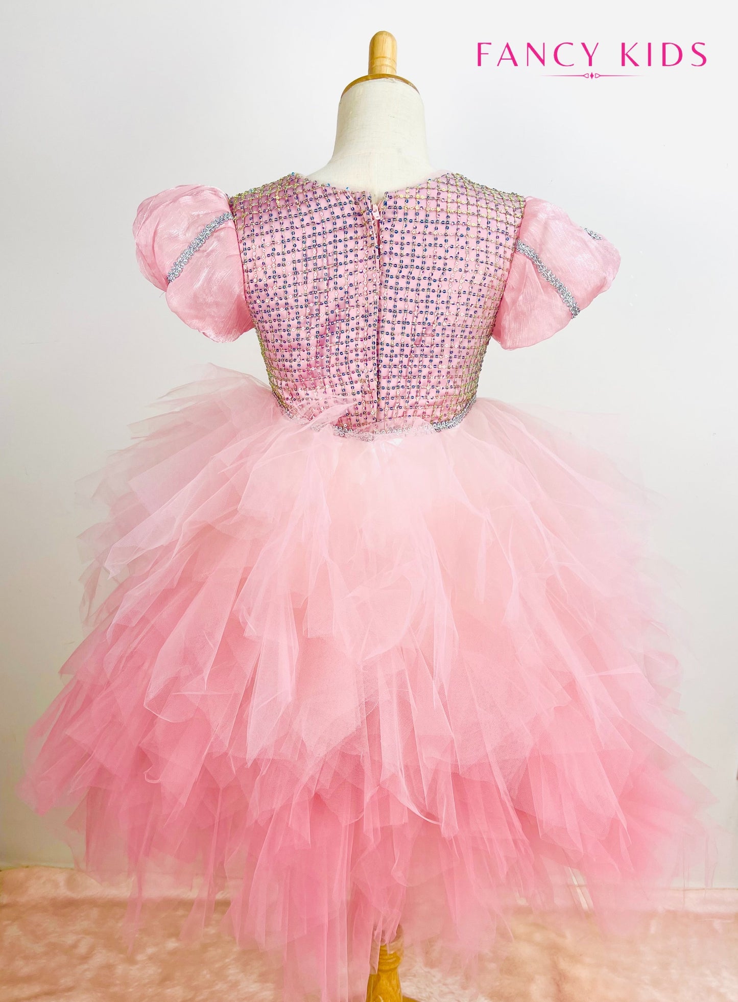 Amelia luxury dress- Pink