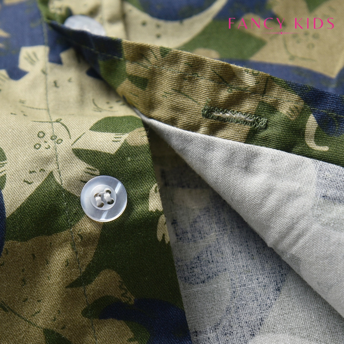 Dinosaur printed short sleeve boys outfit