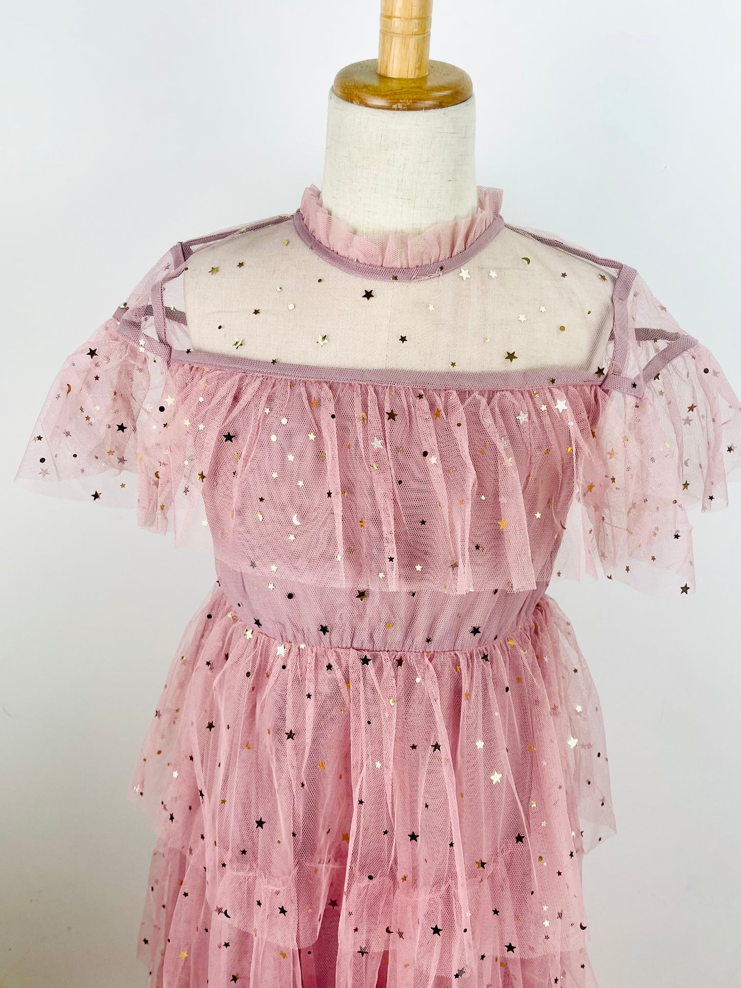 Eva star dress- Dust Pink