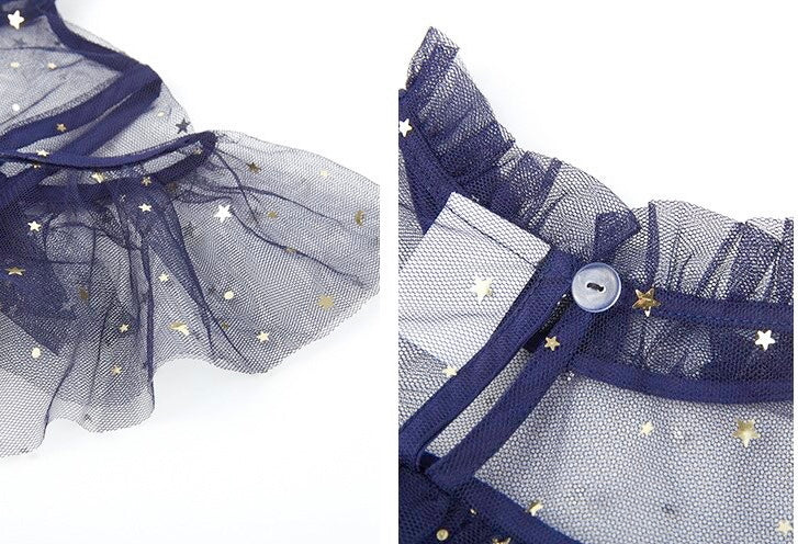 Eva star dress- Navy Blue