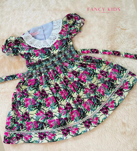 Olivia- Smocked dress