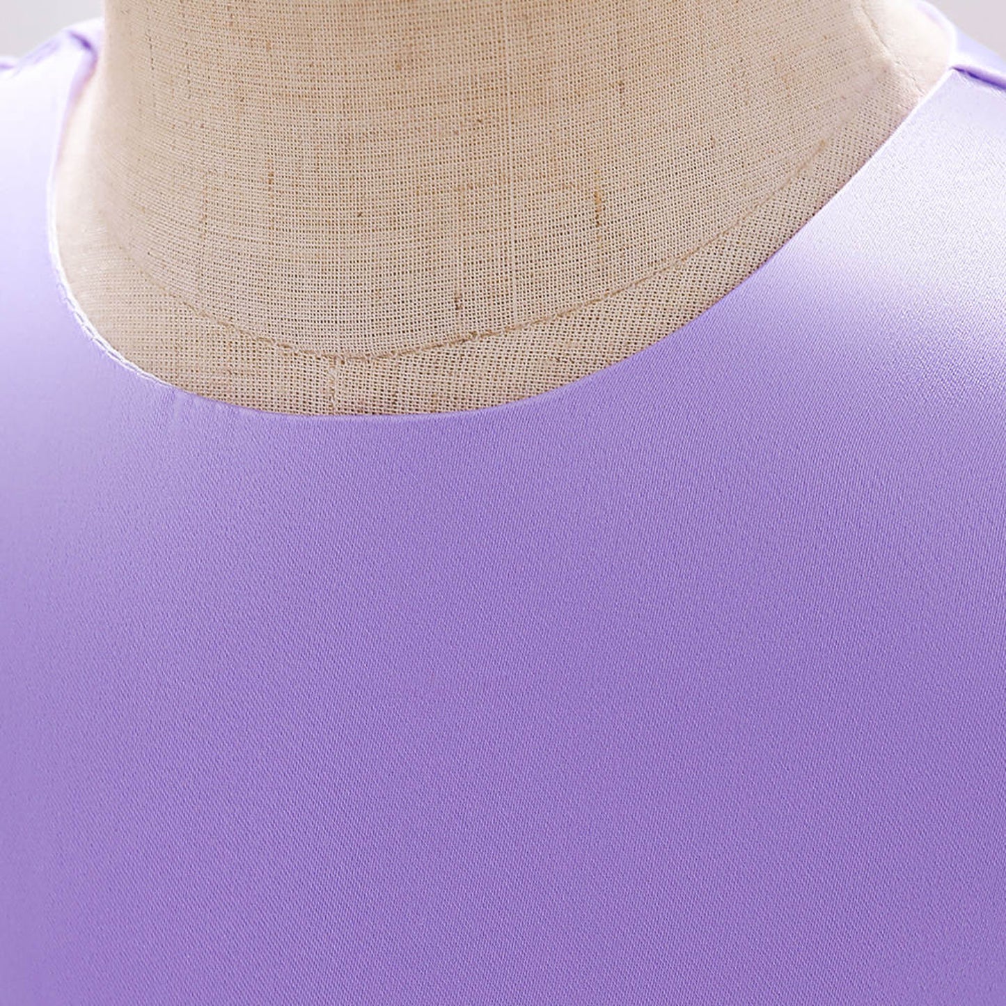 fancy bow blue and purple dress