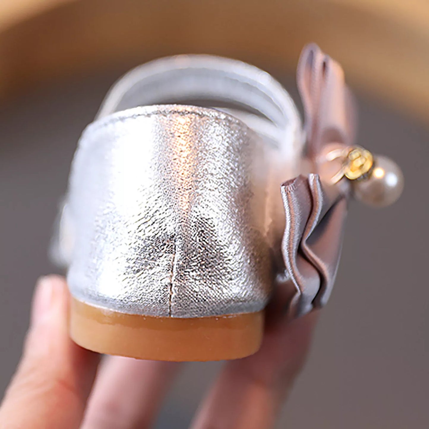 Layla crystal shoe- flat heel