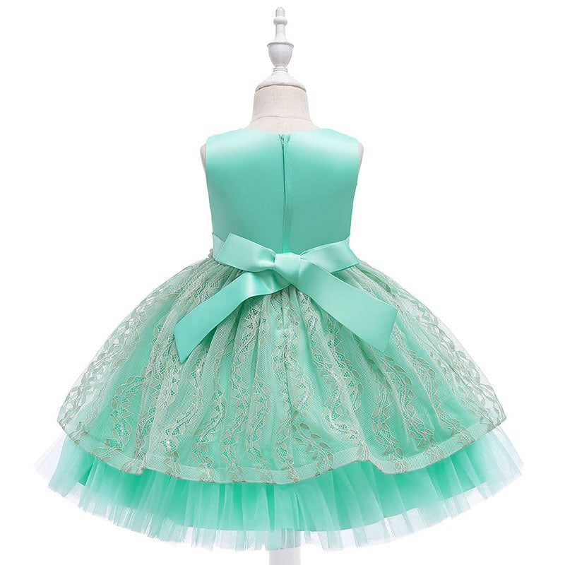 Kiara pearl dress- Light Green
