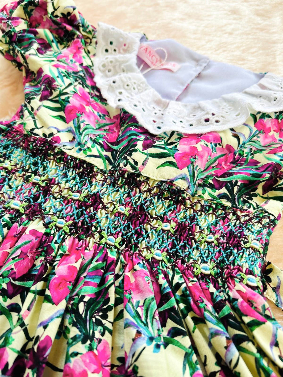 Olivia- Smocked dress