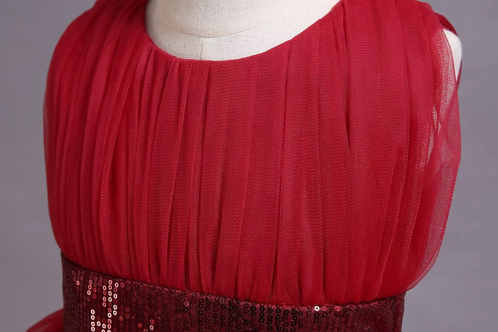 ANDREA Red princess tutu dress