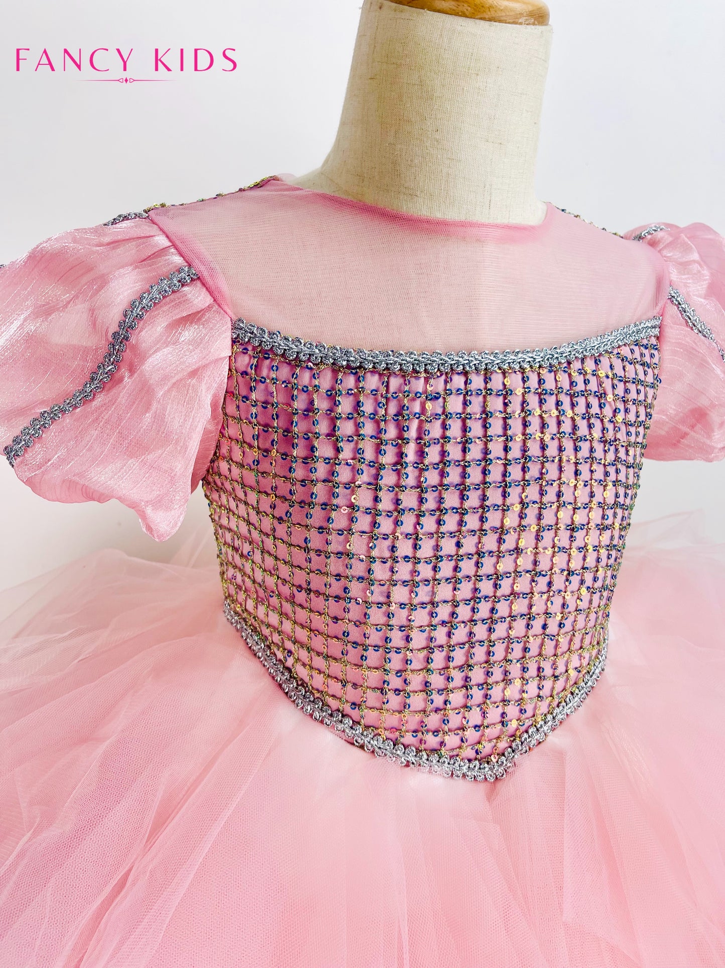 Amelia luxury dress- Pink