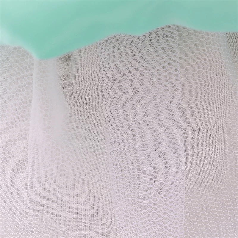 Fancy bow green dress