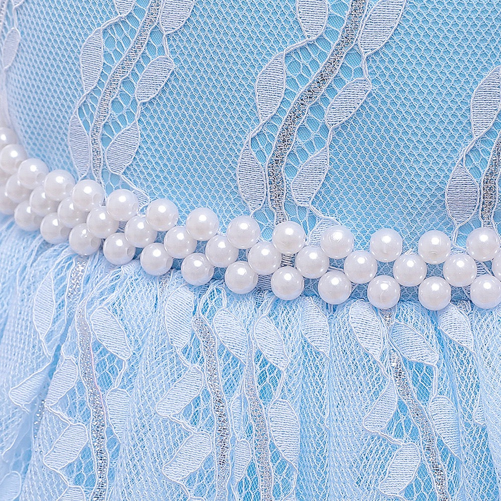 Kiara pearl dress- Blue