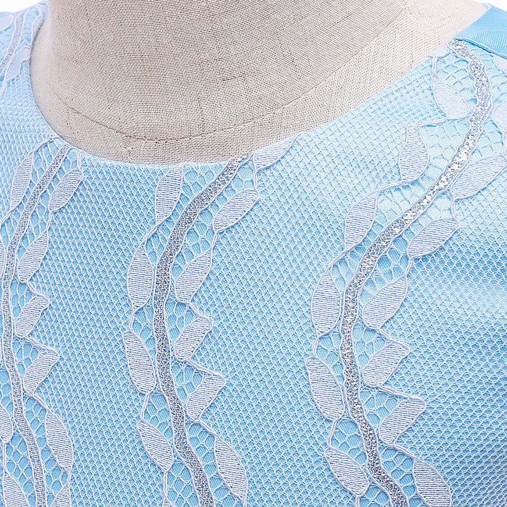 Kiara pearl dress- Blue