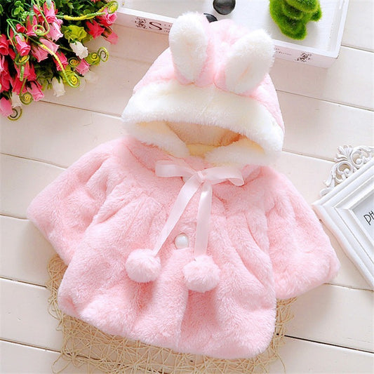Baby pink winter jacket
