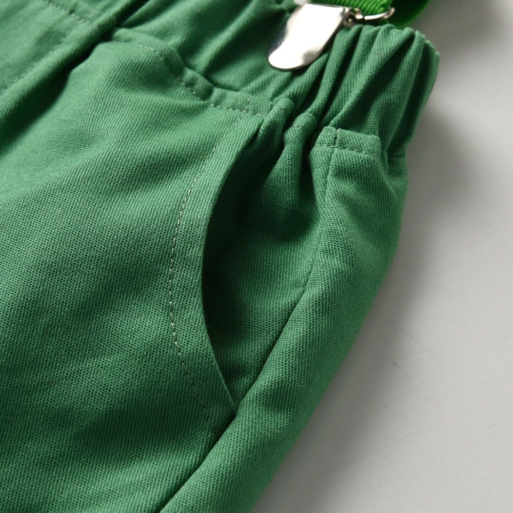 Boys party outfit -light green short sleeve