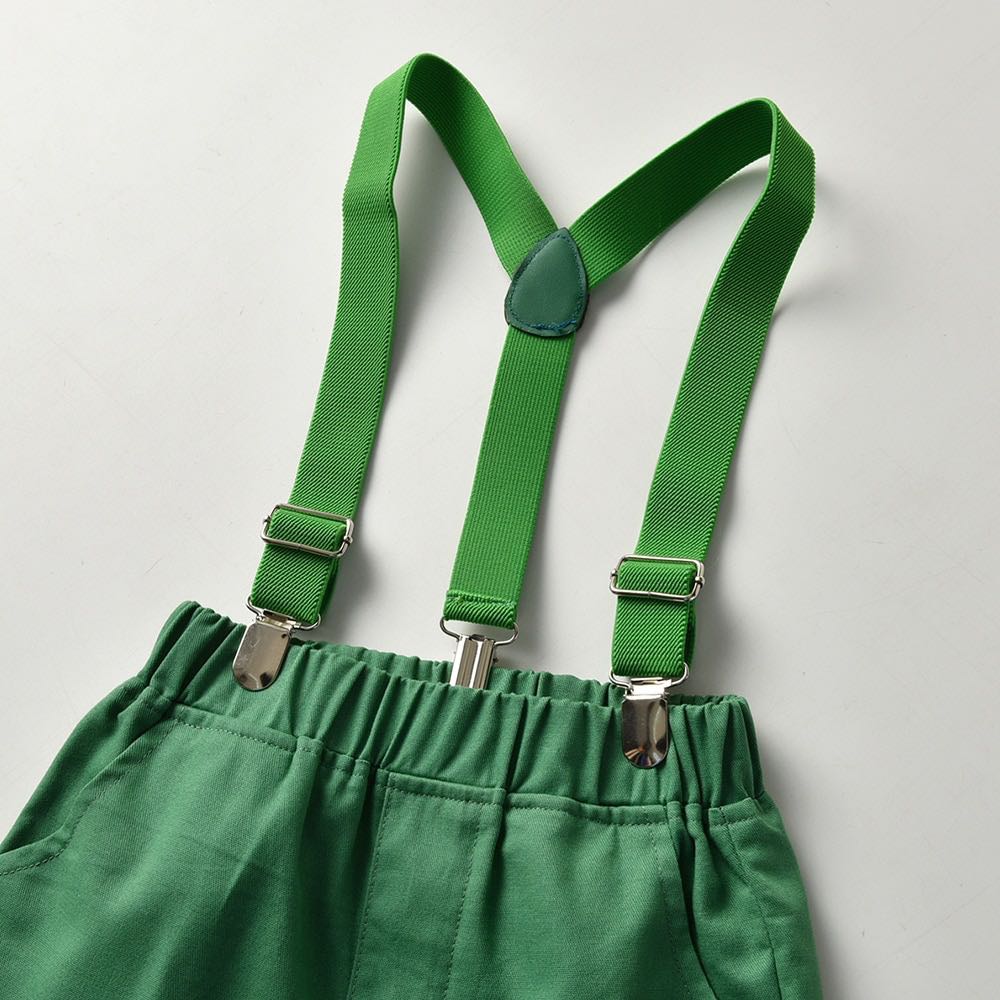 Boys party outfit -light green short sleeve