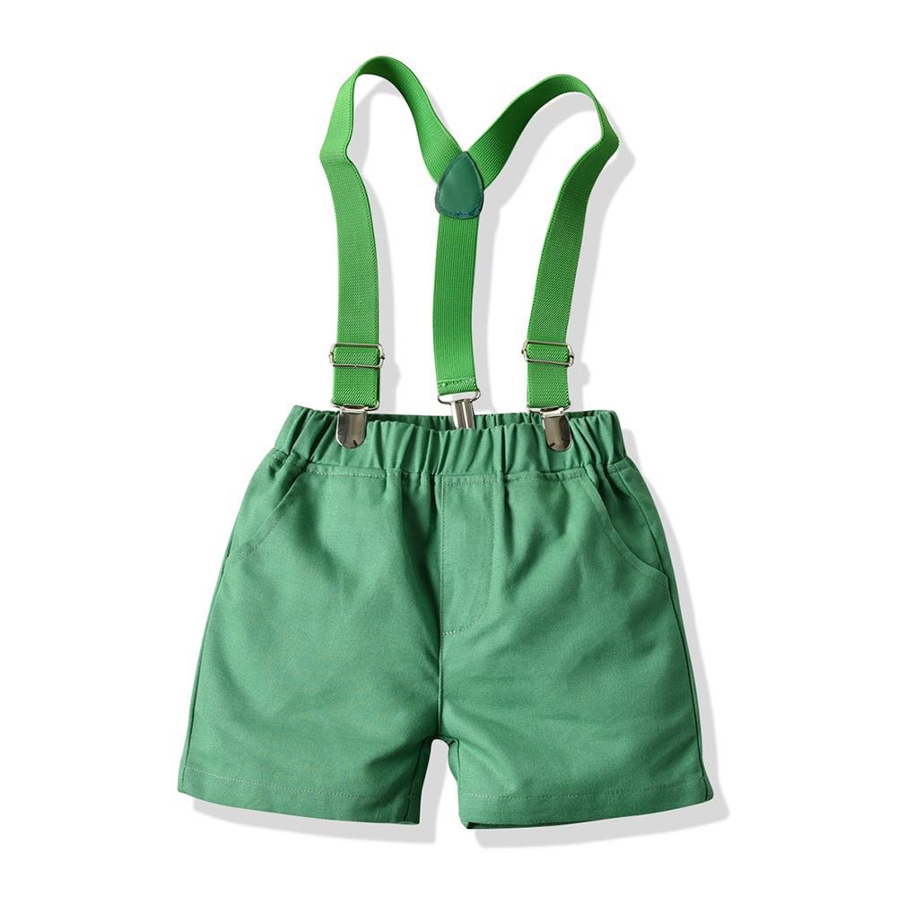 Boys party outfit -light green short sleeve