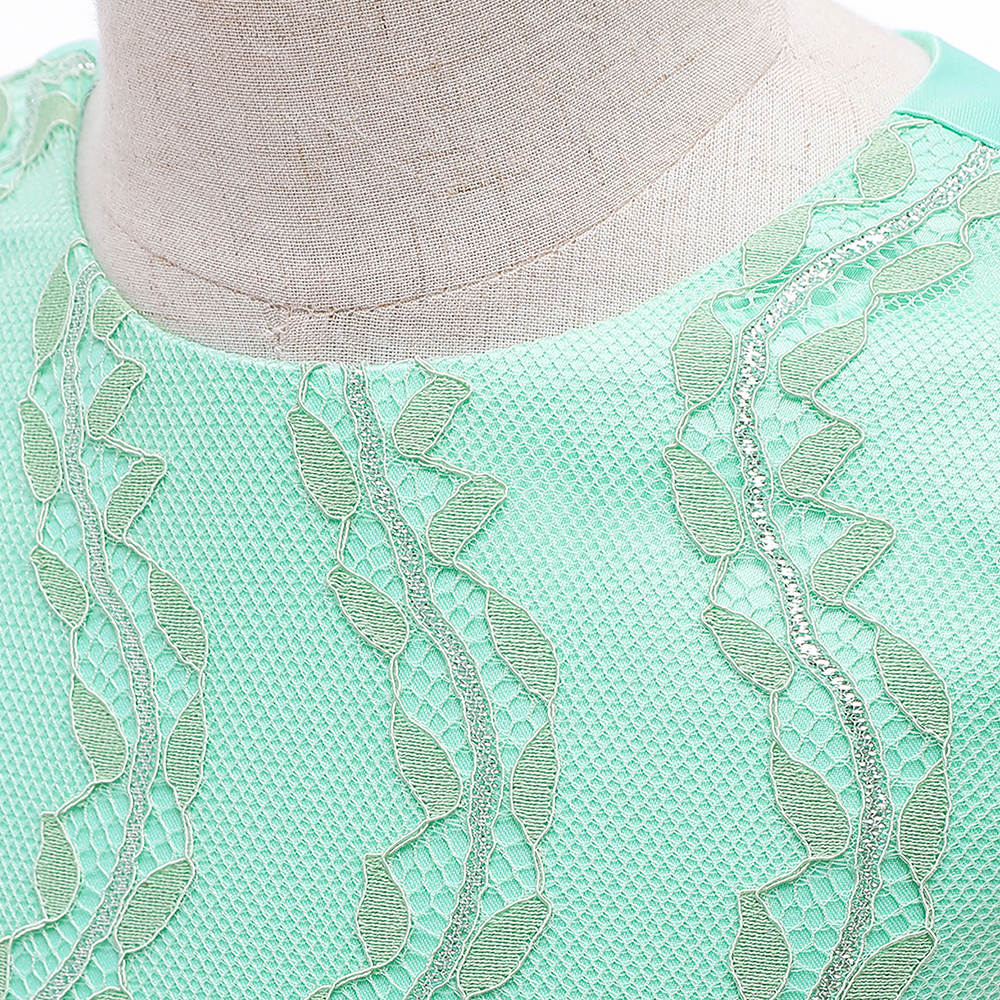 Kiara pearl dress- Light Green
