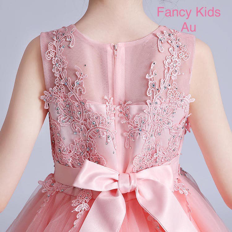 Briana luxury dress -Peach colour